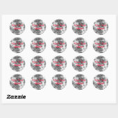Zwarte Kant Sticker (Vel)