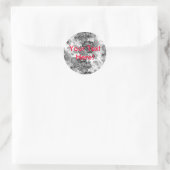 Zwarte Kant Sticker (Tas)
