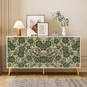 Zwarte Kanten Decoupage Tissuepapier uit het verle