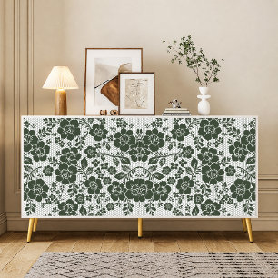 Zwarte Kanten Decoupage Tissuepapier uit het verle