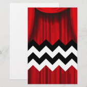 zwarte kapper briefpapier (Voorkant / Achterkant)