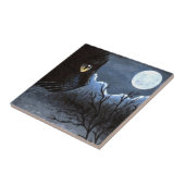 Zwarte kat 534 tegeltje (Zijkant)