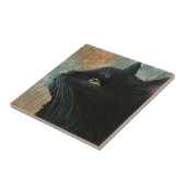 Zwarte kat 545 tegeltje (Zijkant)