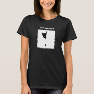 Zwarte Kat Anti Sociale Mensen Introvert Schuwe Ka T-shirt