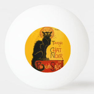  zwarte kat Art Nouveau Chat Noir Steinlen Pingpongballen