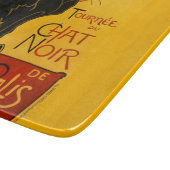  zwarte kat Art Nouveau Paris Snijplank (Hoek)