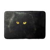 Zwarte kat badmat (Voorkant)