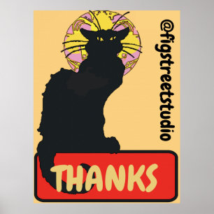 Zwarte Kat, Bedankt 2022 bewerkt tekst Poster