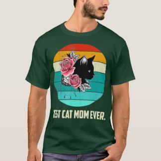  zwarte kat beste kat mam ooit t-shirt