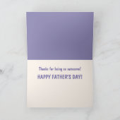 Zwarte Kat Beste Papa Ooit Vaderdag Kaart (Binnen)