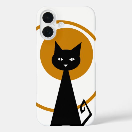 Zwarte Kat Case-Mate iPhone Case (Achterkant)