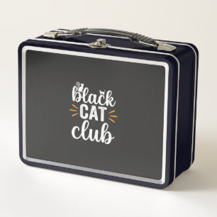 Zwarte Kat Club Halloween Ontwerp