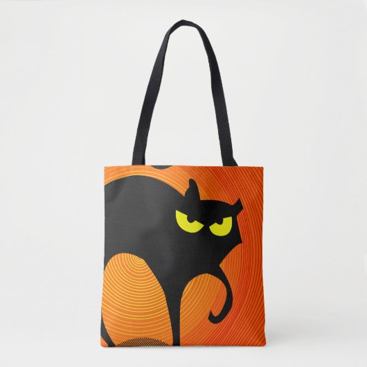 Zwarte Kat Draagtas (Voorkant)