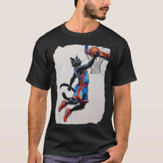 Zwarte Kat Dunk! T-shirt