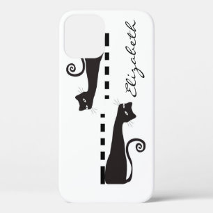 Zwarte Kat Eigen Merknaam iPhone 12 Pro Hoesje