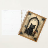 Zwarte kat en Rozen Planner (Display)