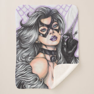 Zwarte Kat ~ Felicia Hardy Sherpa Deken