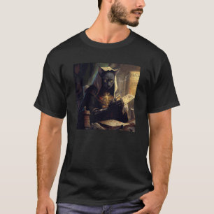 Zwarte Kat Gamer Noedels 1 T-shirt