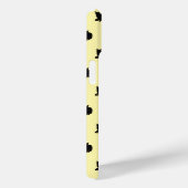 Zwarte kat (geel) Case-Mate iPhone case (Achterkant / Rechts)