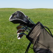 Zwarte kat golfheadcover (Insitu)