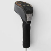 Zwarte Kat Golfheadcover (Schuin)