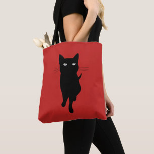 Zwarte kat gothicus draagtas