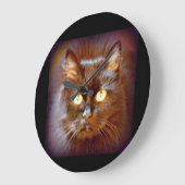 Zwarte kat grote klok (Hoek)