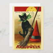 zwarte kat Halloween (Voorkant / Achterkant)