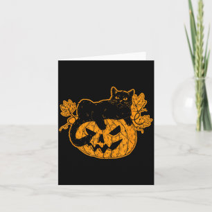 Zwarte Kat Halloween Cadeaus Grappig Griezelig J Kaart