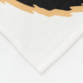  zwarte kat Halloween Fleece Deken (Hoek)