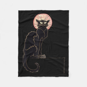 Zwarte Kat Halloween Grappige Kattenliefhebbers Ge Fleece Deken
