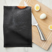 Zwarte kat Halloween Keuken Handdoeken (Quarter Fold)