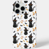 Zwarte Kat Halloween Patroon - Heksenkat Case-Mate iPhone Case (Achterkant)