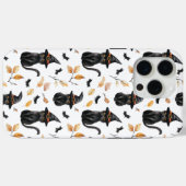 Zwarte Kat Halloween Patroon - Heksenkat Case-Mate iPhone Case (Achterkant (horizontaal))