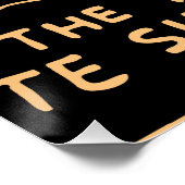 zwarte kat Halloween Perfect Poster (Hoek)