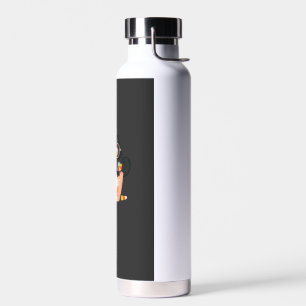 Zwarte kat Halloween snoepgoed te zoete spook � P Waterfles