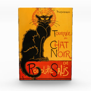 Zwarte Kat  Halloween Steinlen Poster Fotoblokken