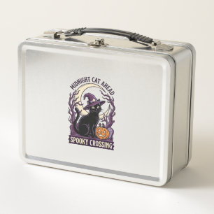 Zwarte Kat Halloween Vintage Gravure Pompoen Kat