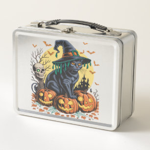 Zwarte Kat Heks Eng Halloween Pompoen Oversized