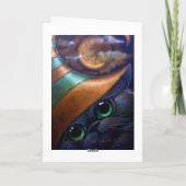 ZWARTE KAT HEKS PET 1 KAART (Achterkant)