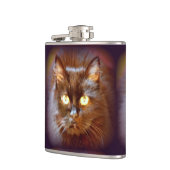 zwarte kat heupfles (Links)