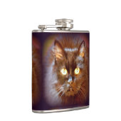 zwarte kat heupfles (Rechts)