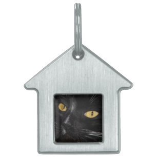 Zwarte Kat Hondenpenning Huisdieren Naamplaatje