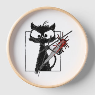 Zwarte Kat Honkbal Horror Halloween
