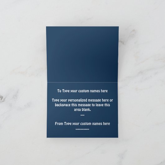 Zwarte Kat-kaarten Aangepaste Kat Art-kaarten aanp Kaart (Binnen)