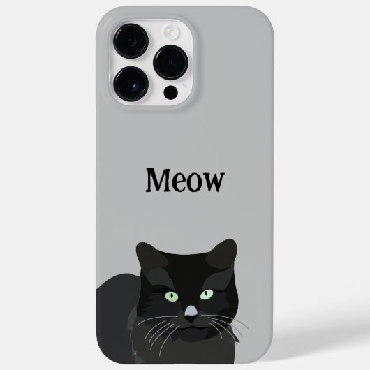 Zwarte Kat Kat Case-Mate iPhone Case (Achterkant)