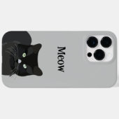 Zwarte Kat Kat Case-Mate iPhone Case (Achterkant (horizontaal))