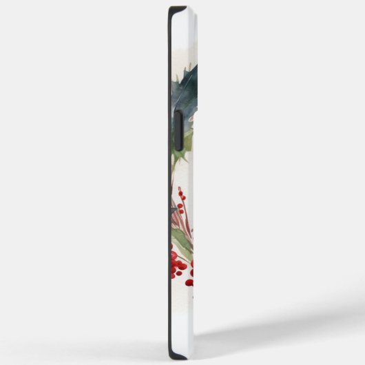 Zwarte Kat Kerstkrans Feestelijke Kitten Case-Mate iPhone Case (Achterkant / Rechts)