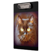 Zwarte kat klembord (Links)