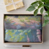 Zwarte Kat Kleurrijke Wildbloemen Decoupage Tissuepapier (Geschenk)